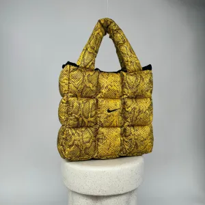 Boss Up Snake Puffer Bag