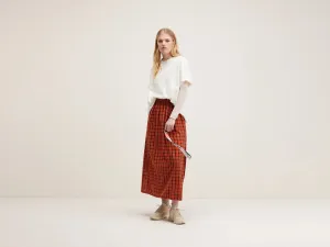 Chiara long skirt (242 / W / CHECK A)