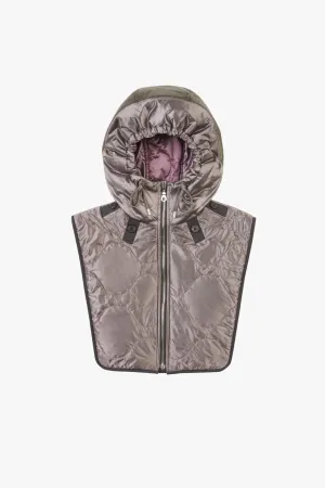 Elements Quilt Zip Hood - Granite / Amethyst