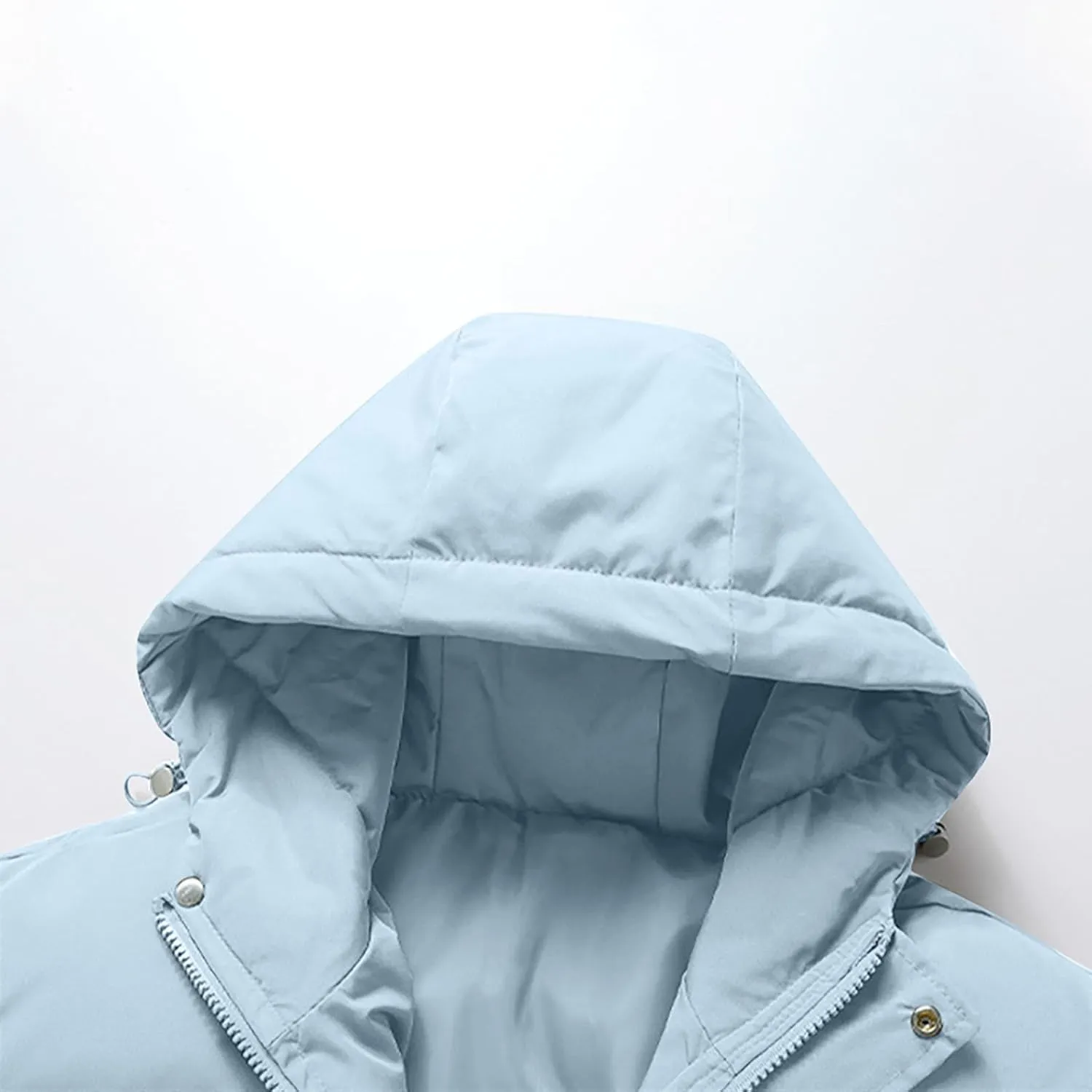 Men Winter Jacket Puffer Jackets Down Alternative Waterproof Bubble Coats Jackets Puffer With Hood Solid Warm Outwear