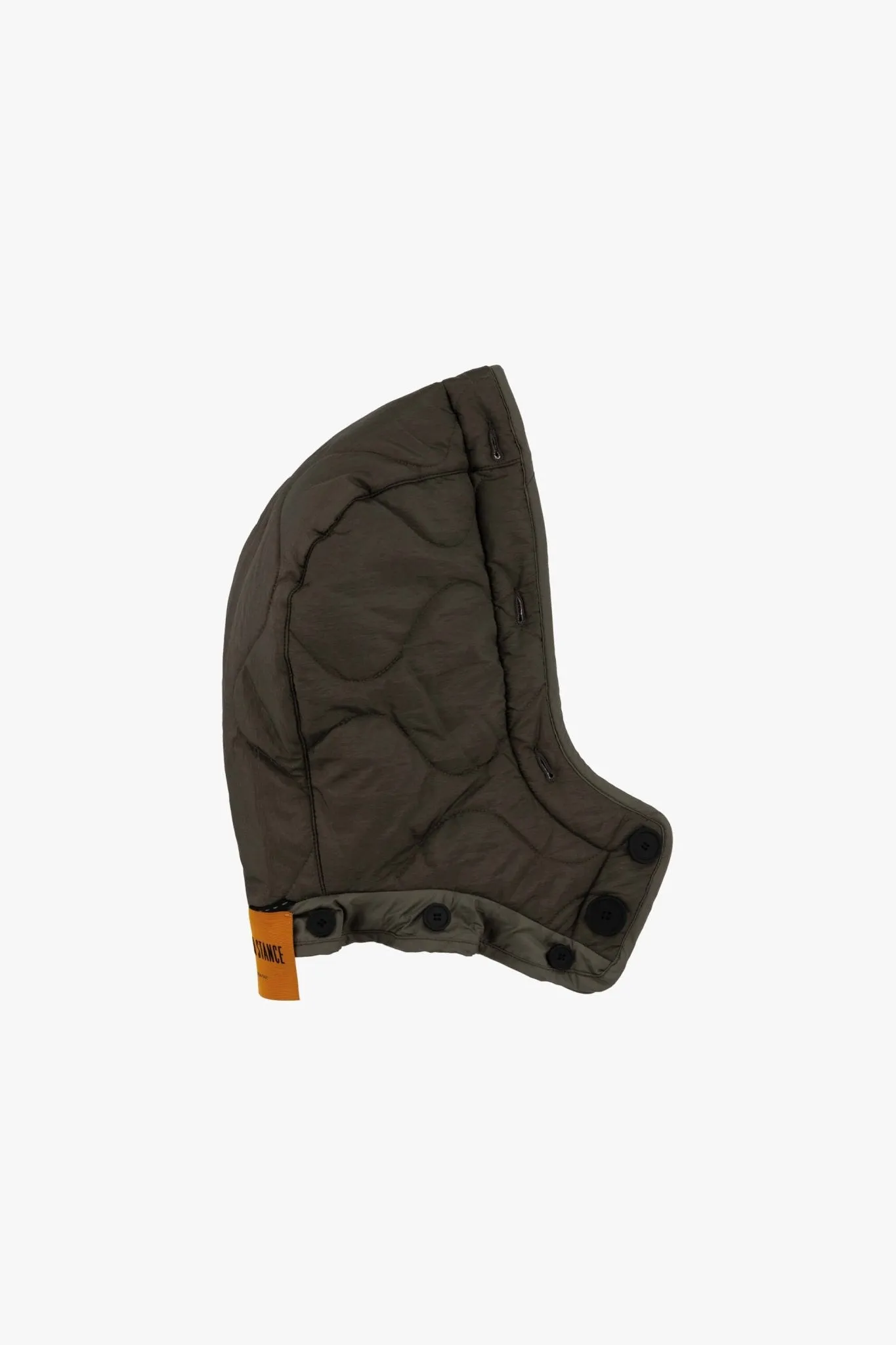 Quilt Hood Shearling Trim - Fuchsia / Dark Olive