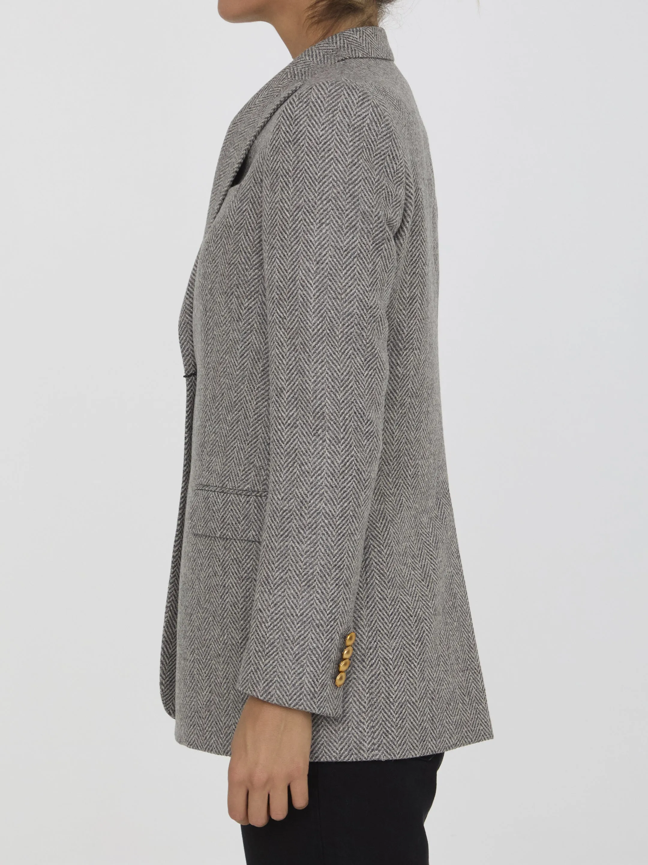 Tagliatore Berta Jacket in Gray