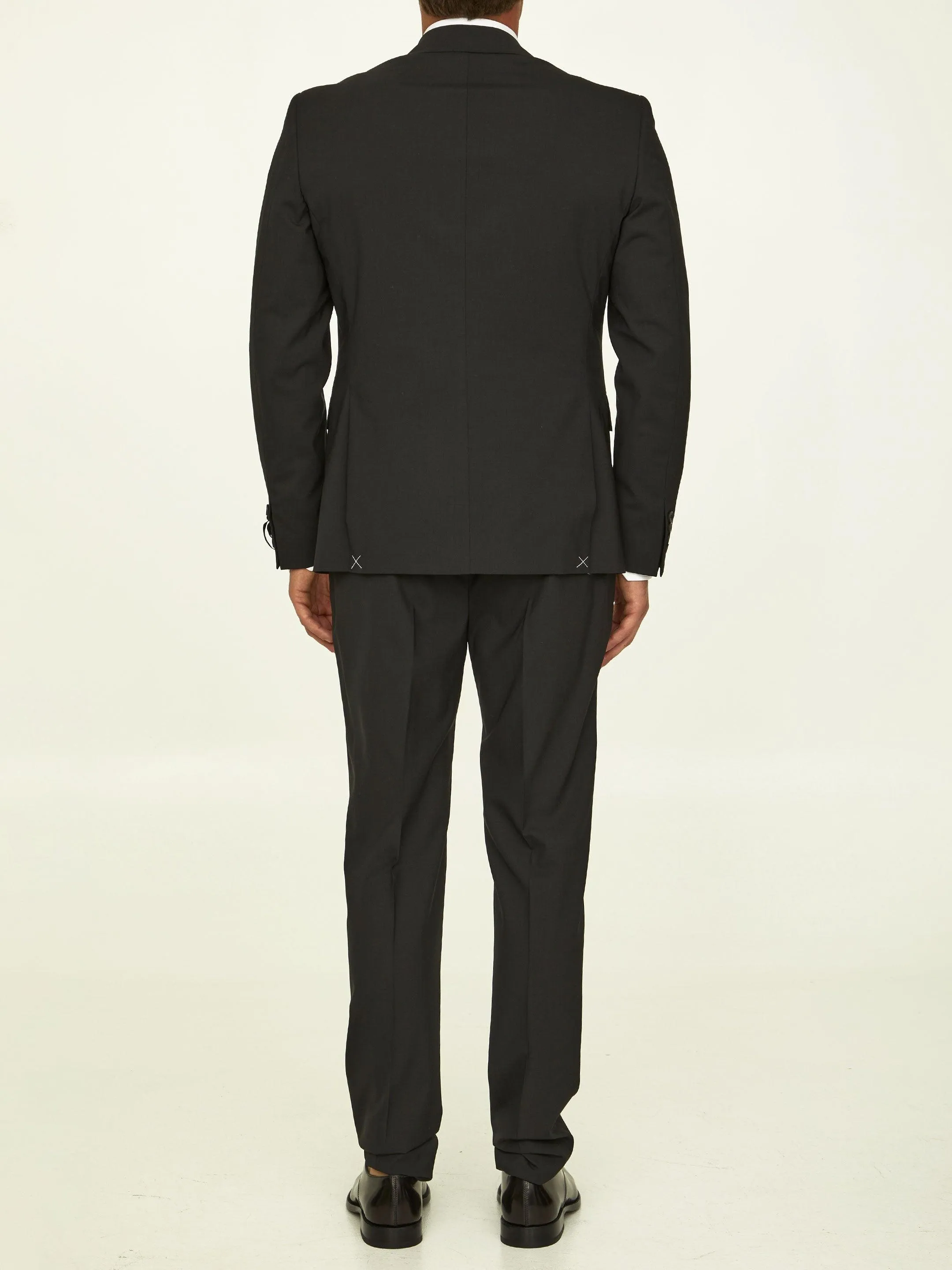 Tonello Black Stretch Wool Suit