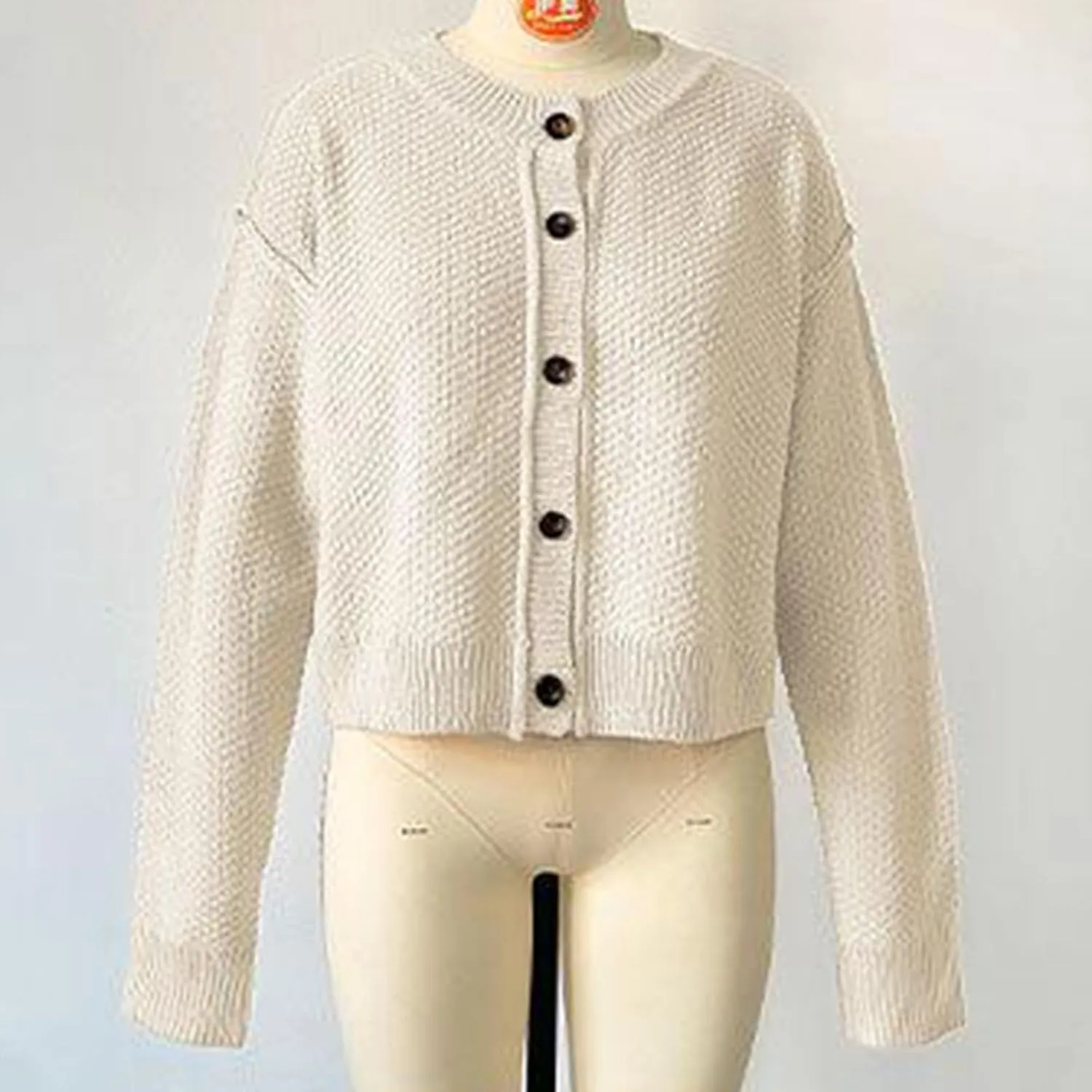 Women's Fashion Casual Cardigan Sweater Open Front Long Sleeve Chunky Knit Cardigans Sweaters Outerwear Knitwer Coats